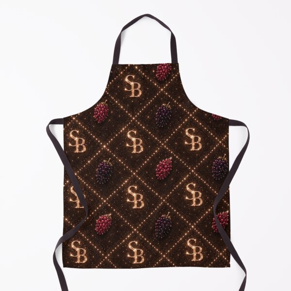 Item preview, 'SB' StarBerry™ Collection - Monogram Mocha Mulberry™Edition designed and sold by Creative Expressions Art.