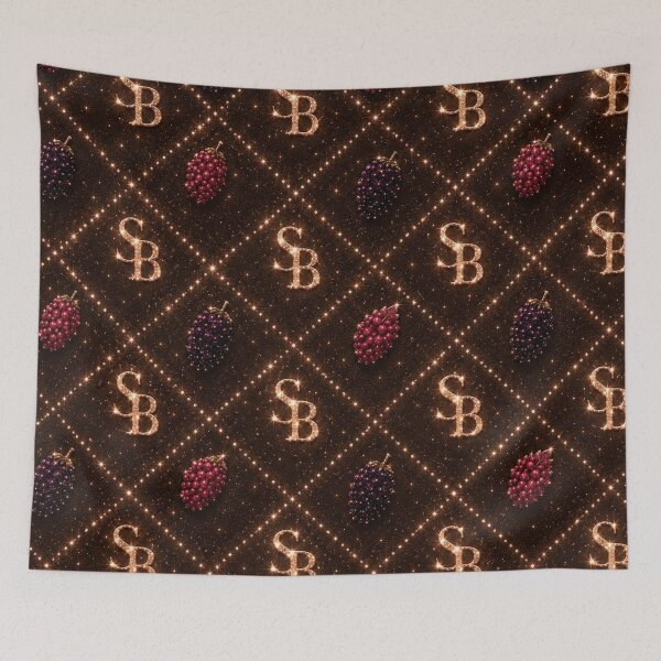 Item preview,  'SB' StarBerry™ Collection - Monogram Mocha Mulberry™Edition  designed and sold by Creative Expressions Art.