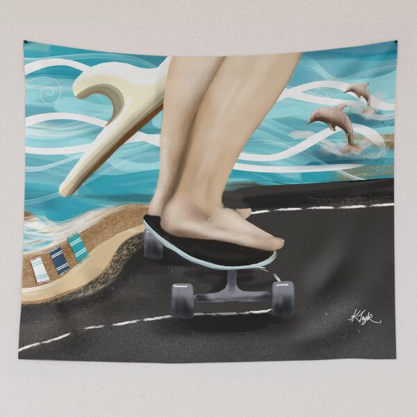 Item preview, Surreal Skateboard designed and sold by Karin Taylor.