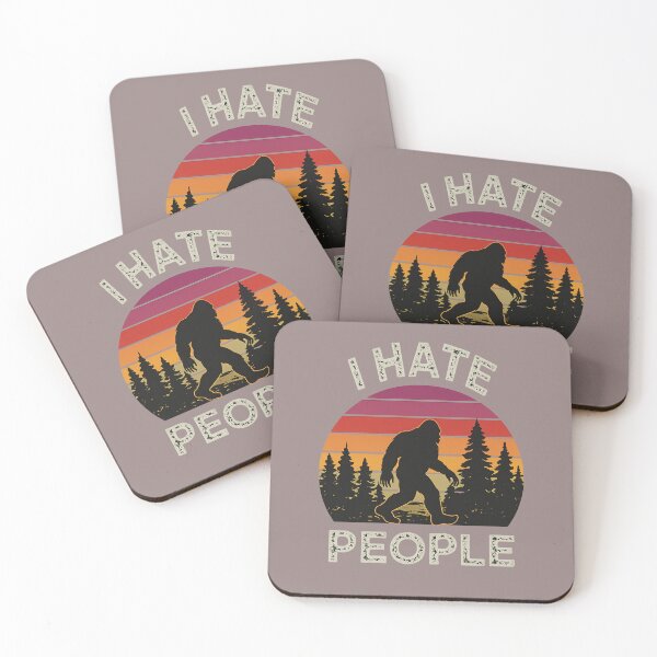 Item preview, I Hate People – Bigfoot designed and sold by LuloCreative.