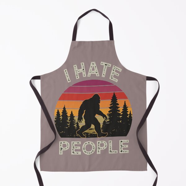 Item preview, I Hate People – Bigfoot designed and sold by LuloCreative.