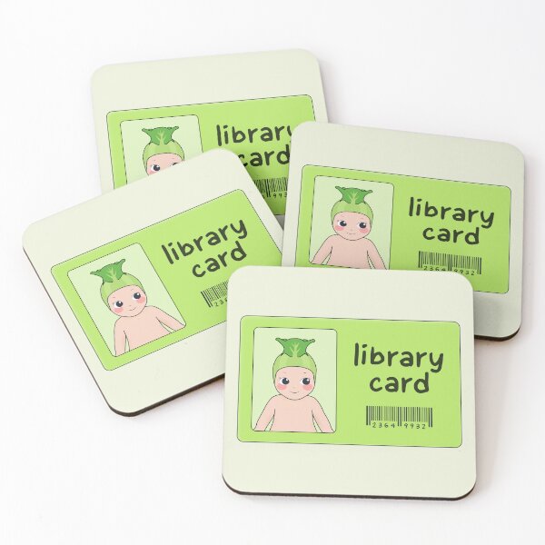 Item preview, bok choy sonny angel library card designed and sold by MoTaraDesigns.