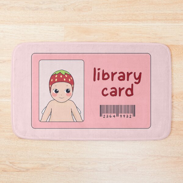 Item preview, strawberry sonny angel library card designed and sold by MoTaraDesigns.