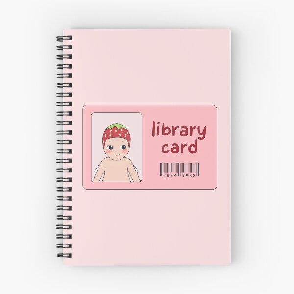 Item preview, strawberry sonny angel library card designed and sold by MoTaraDesigns.