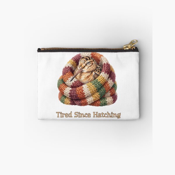 Item preview, American Woodcock Tired Since Hatching | Cozy Burrito Bird Meme designed and sold by HelgaCraftery.