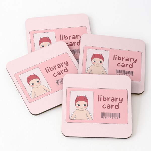 Item preview, devil sonny angel library card designed and sold by MoTaraDesigns.