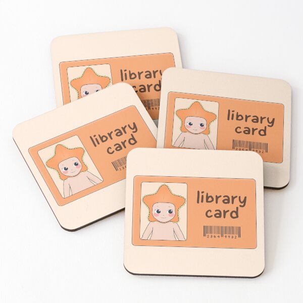Item preview, starfish sonny angel library card designed and sold by MoTaraDesigns.