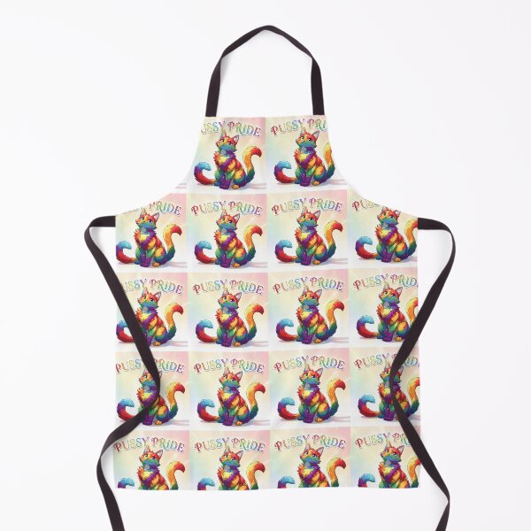 Item preview, Pussy Pride Rainbow Anime Cat | LGBTQ Pride Cat Design | Colorful Pride Month Artwork designed and sold by Donsean22.