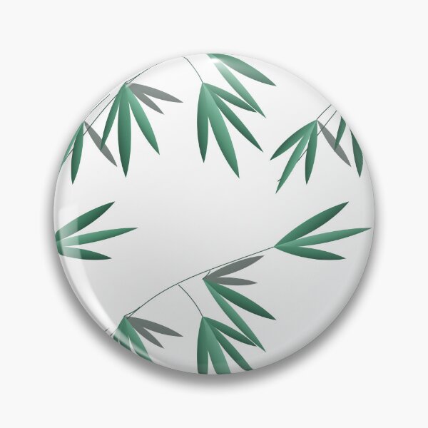 Item preview, Natural green bamboo foliage botanical repeat pattern design designed and sold by Longsilp.