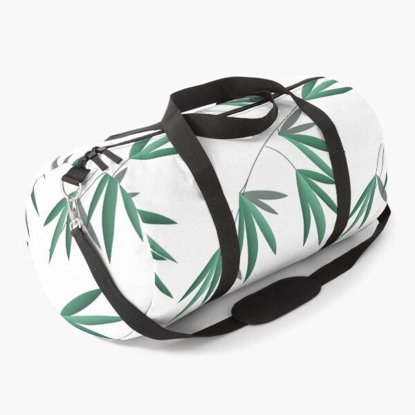 Item preview, Natural green bamboo foliage botanical repeat pattern design designed and sold by Longsilp.