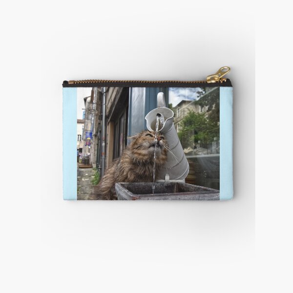 Item preview, Funny Thirsty Cat in the Street designed and sold by StylishDecor.