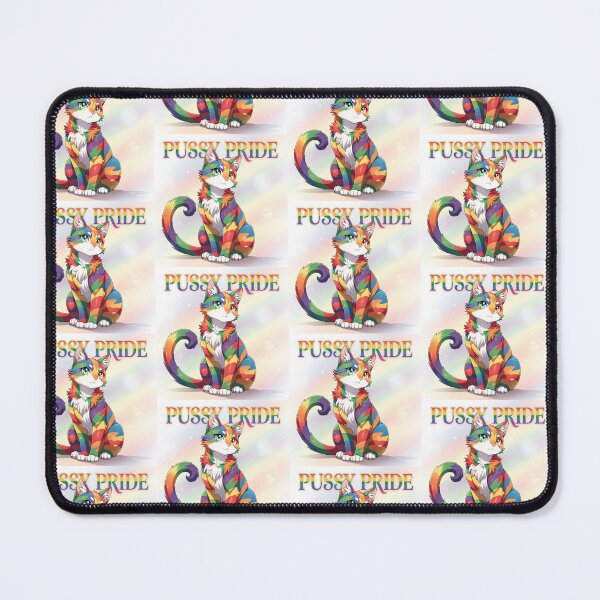 Item preview, Pussy Pride Rainbow Kawaii Anime Cat | LGBTQ Pride Cat Design | Colorful Pride Month Artwork designed and sold by Donsean22.