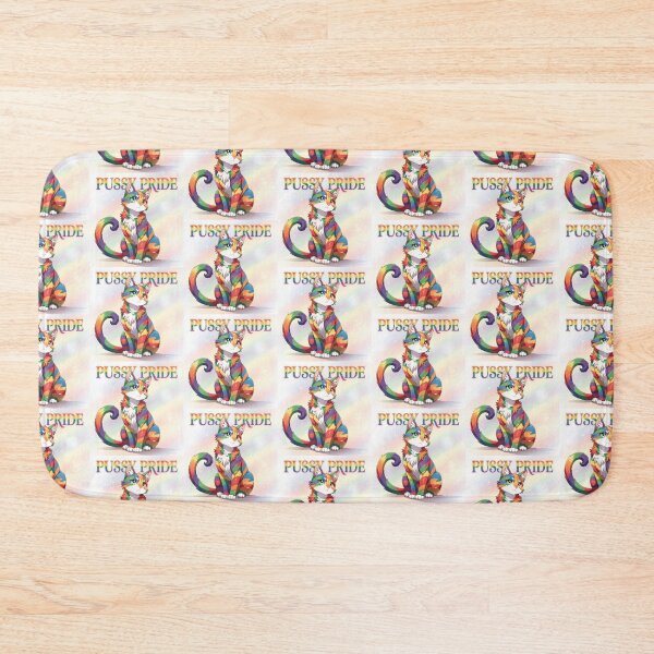 Item preview, Pussy Pride Rainbow Kawaii Anime Cat | LGBTQ Pride Cat Design | Colorful Pride Month Artwork designed and sold by Donsean22.