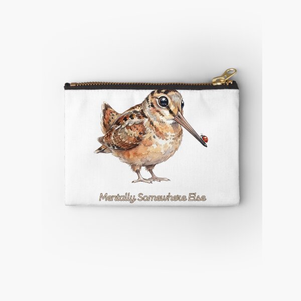 Item preview, American Woodcock Mentally Somewhere Else | Cute Dreamy Bird Art designed and sold by HelgaCraftery.