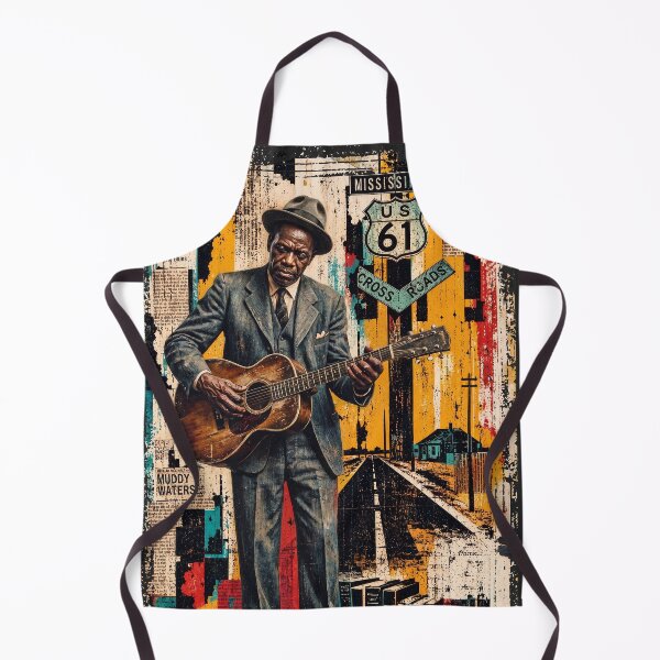Item preview, Mississippi Delta Blues Guitarist Crossroads Graphic Street Art designed and sold by CoffeeAfterDark.