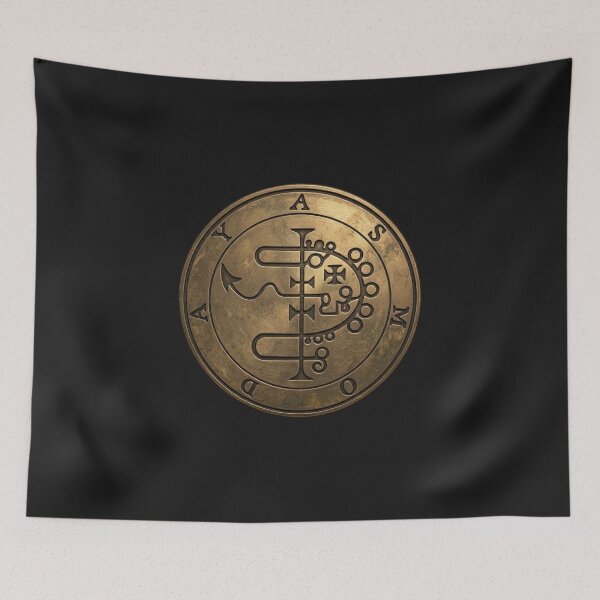 Item preview, Goetia Sigil of Asmodeus designed and sold by UniversalHouse.