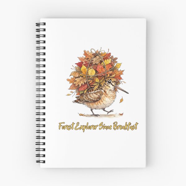 Item preview, American Woodcock Forest Explorer Since Breakfast | Cute Fall Bird designed and sold by HelgaCraftery.