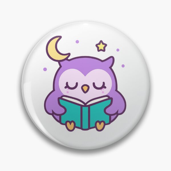 Item preview, Stay Curious Owl - Learning Kawaii Sticker designed and sold by foryouandyours.
