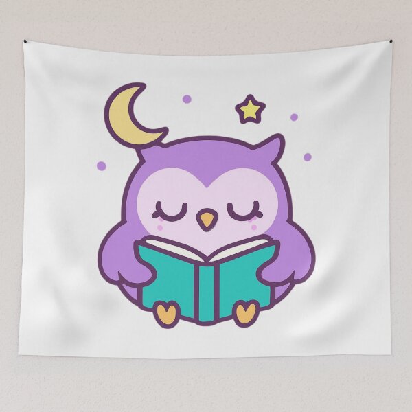 Item preview, Stay Curious Owl - Learning Kawaii Sticker designed and sold by foryouandyours.