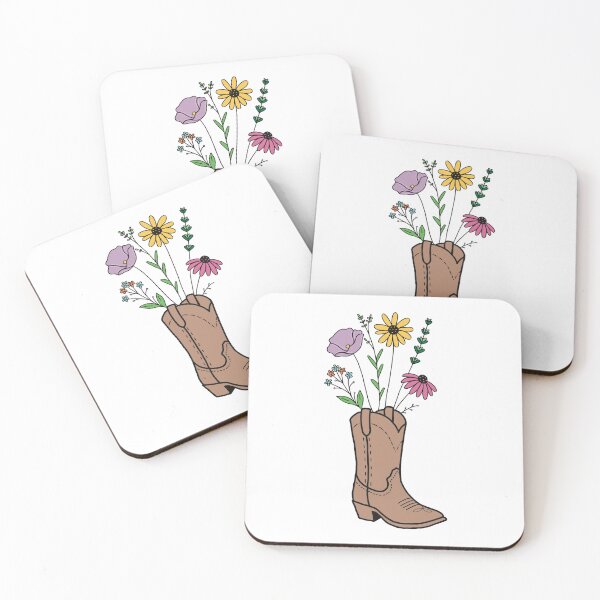 Item preview, Wild Flowers in a Cowboy Boot designed and sold by ConklinCreation.