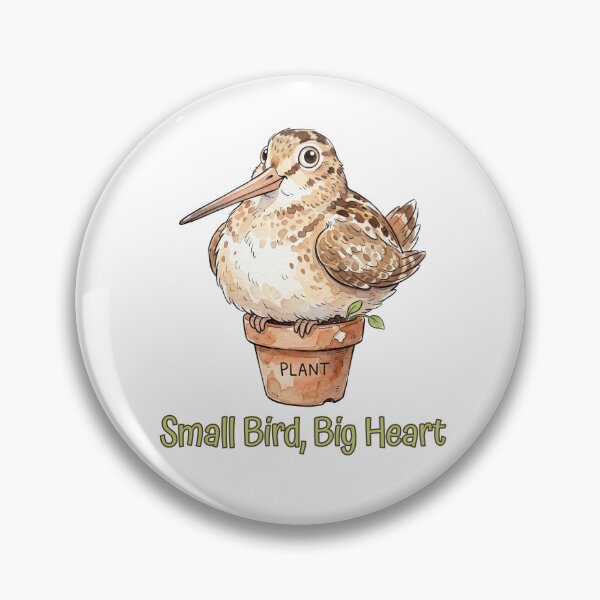 Item preview, American Woodcock Small Bird Big Heart | Cute Plant Bird Design designed and sold by HelgaCraftery.