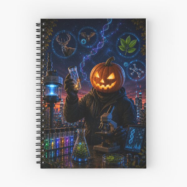 Item preview, Headless Horseman DNA Detective – Sci Fi Gothic Fantasy Art designed and sold by TheHorsemanRidesAgain.