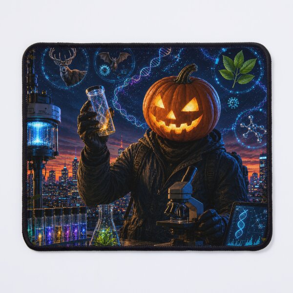 Item preview, Headless Horseman DNA Detective – Sci Fi Gothic Fantasy Art designed and sold by TheHorsemanRidesAgain.