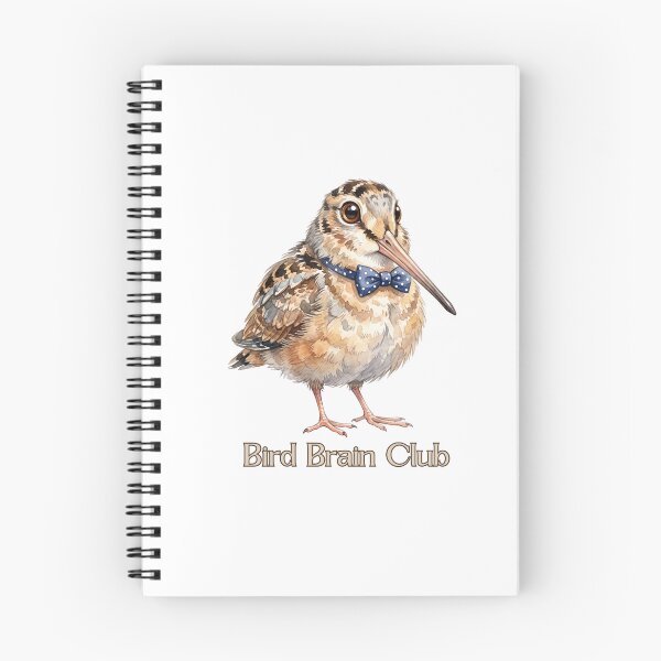 Item preview, American Woodcock Bird Brain Club | Cute Funny Bowtie Bird designed and sold by HelgaCraftery.