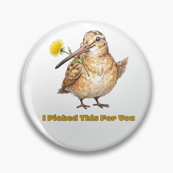 Item preview, American Woodcock I Picked This For You | Cute Romantic Bird designed and sold by HelgaCraftery.