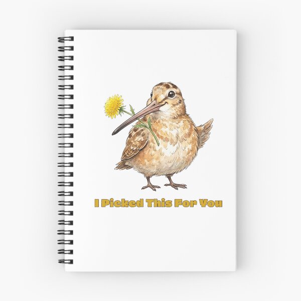 Item preview, American Woodcock I Picked This For You | Cute Romantic Bird designed and sold by HelgaCraftery.