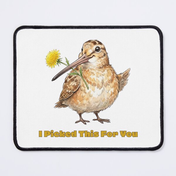 Item preview, American Woodcock I Picked This For You | Cute Romantic Bird designed and sold by HelgaCraftery.