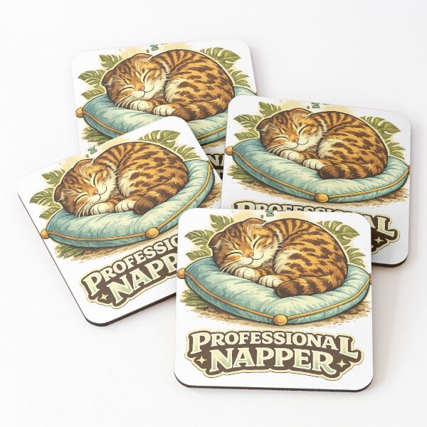 Item preview, Professional Napper Funny Sleeping Cat designed and sold by EastEndTownie.
