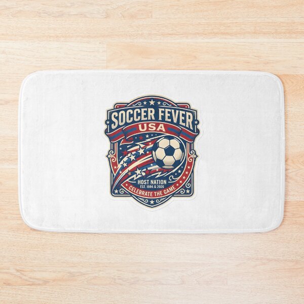 Item preview, Soccer Fever USA 2026 World Cup Vintage Host Nation Football Emblem designed and sold by Greemo03.