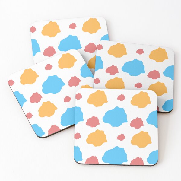 Item preview, Creative watercolor splatter texture in green, blue and orange designed and sold by Longsilp.