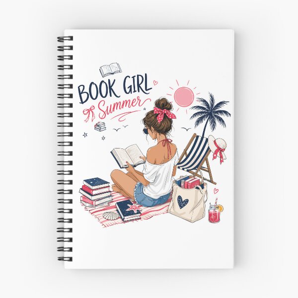 Item preview, Book Girl Summer Reading designed and sold by 76Valeria.