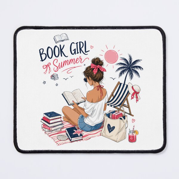 Item preview, Book Girl Summer Reading designed and sold by 76Valeria.
