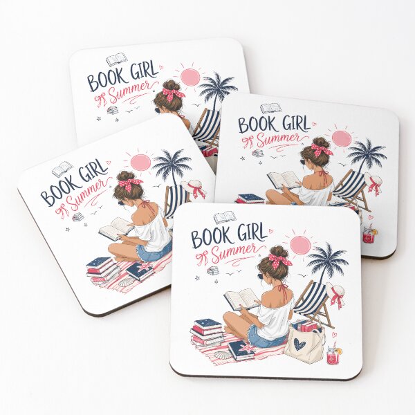 Item preview, Book Girl Summer Reading designed and sold by 76Valeria.