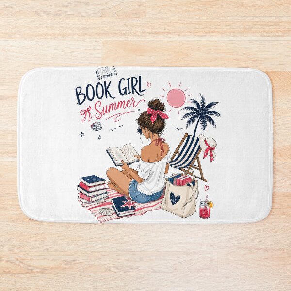 Item preview, Book Girl Summer Reading designed and sold by 76Valeria.