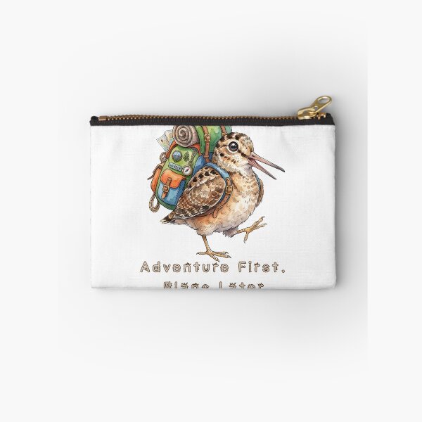 Item preview, American Woodcock Adventure First Plans Later | Cute Travel Bird designed and sold by HelgaCraftery.