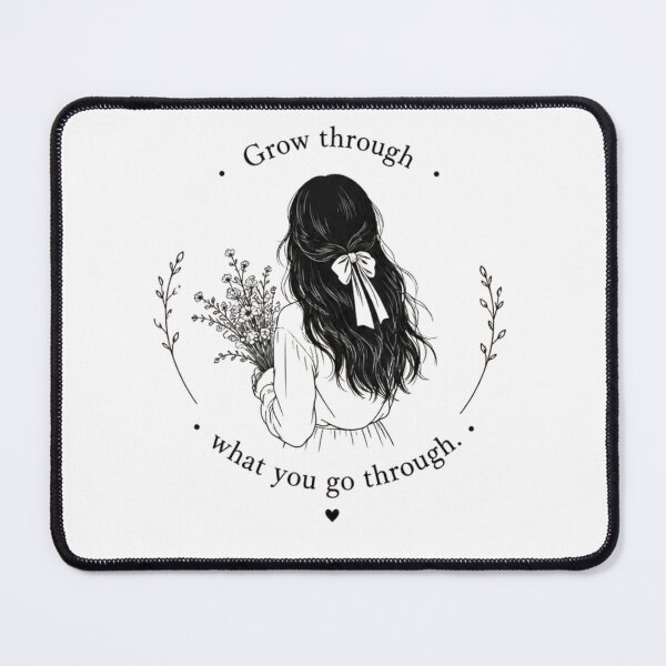 Item preview, Grow Through What You Go Through – Inspirational Growth & Resilience Quote designed and sold by MotivArtes.