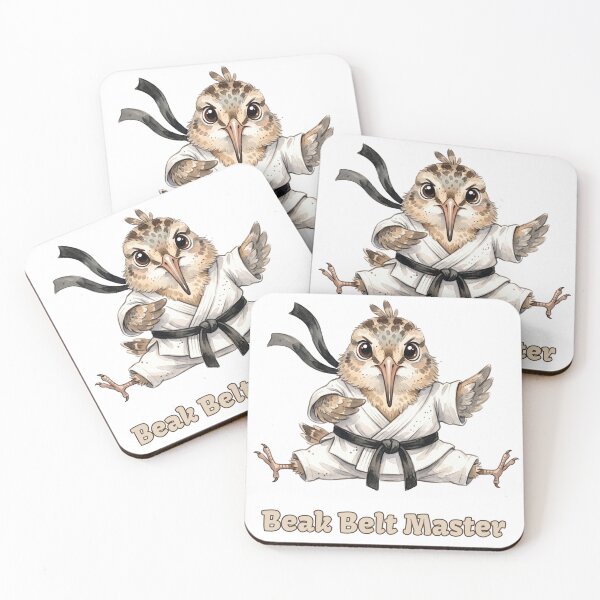 Item preview, American Woodcock Beak Belt Master | Funny Karate Bird Meme designed and sold by HelgaCraftery.