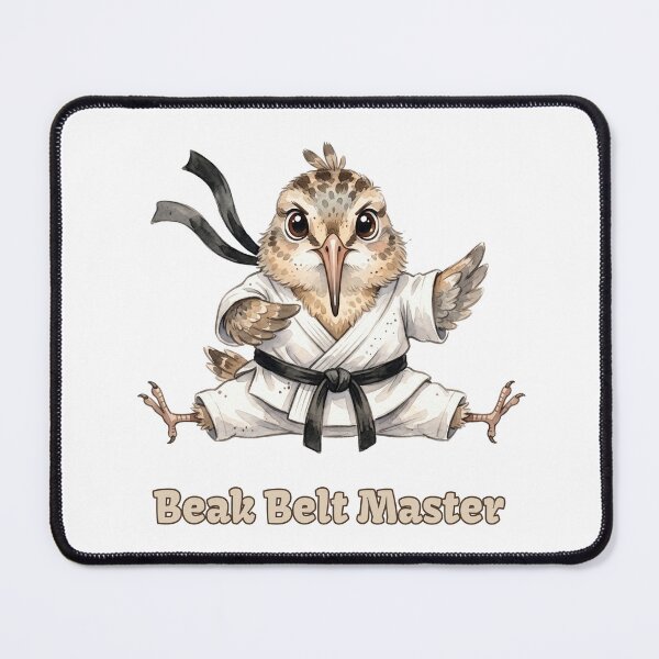 Item preview, American Woodcock Beak Belt Master | Funny Karate Bird Meme designed and sold by HelgaCraftery.