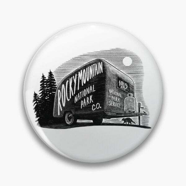 Item preview, Rocky Mountain National Park Camping Label designed and sold by John Morris Illustration.