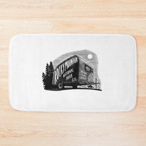 Item preview, Rocky Mountain National Park Camping Label designed and sold by John Morris Illustration.