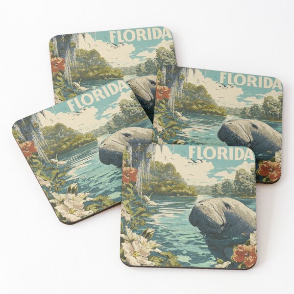 Item preview, Florida Springs Manatee designed and sold by AquariusCr8iv.