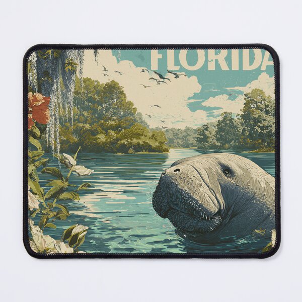 Item preview, Florida Springs Manatee designed and sold by AquariusCr8iv.