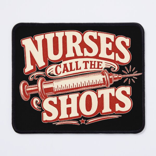 Item preview, Nurses Call The Shots — Funny Nurse Quote Gift Design designed and sold by KawaiiOrbit.