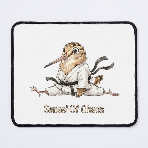 Item preview, American Woodcock Sensei of Chaos | Funny Karate Bird Meme designed and sold by HelgaCraftery.
