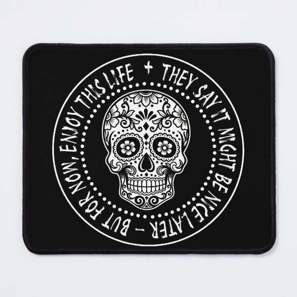Item preview, [English] Enjoy This Life – Day of the Dead Inspired Gothic Artwork designed and sold by Contrast-Factory.
