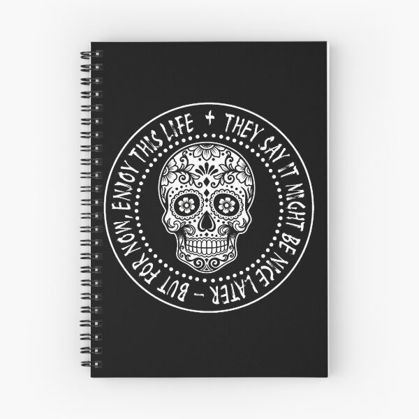 Item preview, [English] Enjoy This Life – Day of the Dead Inspired Gothic Artwork designed and sold by Contrast-Factory.